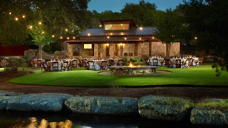 Omni Barton Creek Outside With Fire Pit